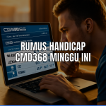 Ilustrasi rumus handicap Cmd368 pada layar